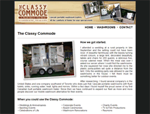 Tablet Screenshot of classycommode.ca